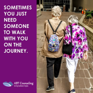 two women walking together from ABTCounseling.com